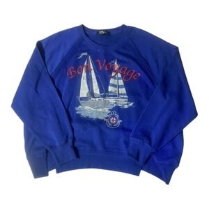 NWOT Vinyl Icons Pullover Sweater Size Large